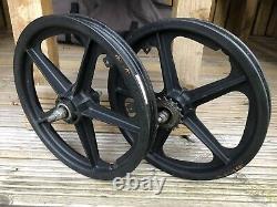 Genuine 1980s Old School Bmx Raleigh Burner 16 Mini Skyway Mag Wheels Survivor