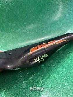 Genuine 80's Old School BMX ELINA LIGHTNING BOLT SEAT 1983 For Kuwahara Et Kz1