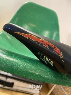 Genuine 80's Old School BMX ELINA LIGHTNING BOLT SEAT 1983 For Kuwahara Et Kz1