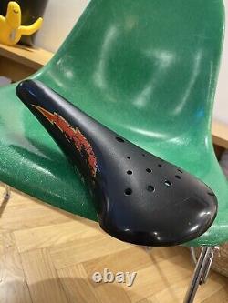 Genuine 80's Old School BMX ELINA LIGHTNING BOLT SEAT 1983 For Kuwahara Et Kz1