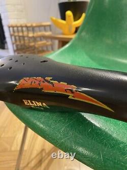 Genuine 80's Old School BMX ELINA LIGHTNING BOLT SEAT 1983 For Kuwahara Et Kz1