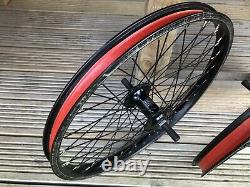 Genuine Dk Bike 00s 48h Alex rim wheelset Retro Bmx Old School Bmx Mid School