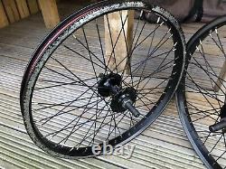 Genuine Dk Bike 00s 48h Alex rim wheelset Retro Bmx Old School Bmx Mid School