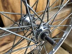 Genuine Old School Bmx Raleigh Burner 20 Survivor Raleigh Steel Wheels