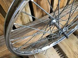 Genuine Old School Bmx Raleigh Burner 20 Survivor Raleigh Steel Wheels