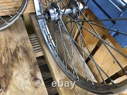 Genuine Old School Bmx Raleigh Burner 20 Survivor Raleigh Steel Wheels
