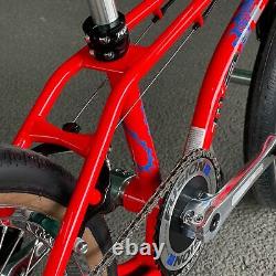 Haro 2021 Lineage Air Master 20 Old Mid School Retro BMX Bike Neon Red