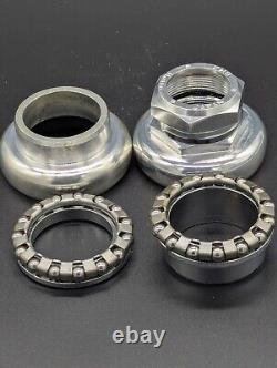 Hatta Mx-100 Japan 80s Old School Bmx Genuine Nos Matt Silver Headset