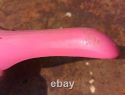 Hot Pink Old School Bmx Ariake Aero Jaguar Shotgun 2 Seat. Vintage 80s Saddle