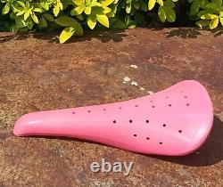 Hot Pink Old School Bmx Ariake Aero Jaguar Shotgun 2 Seat. Vintage 80s Saddle