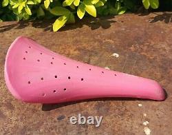 Hot Pink Old School Bmx Ariake Aero Jaguar Shotgun 2 Seat. Vintage 80s Saddle