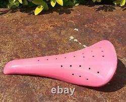 Hot Pink Old School Bmx Ariake Aero Jaguar Shotgun 2 Seat. Vintage 80s Saddle