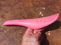 Hot Pink Old School Bmx Ariake Aero Jaguar Shotgun 2 Seat. Vintage 80s Saddle