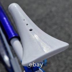 Ironhead Custom 26 Inch Old School BMX Cruiser Bike White / Blue