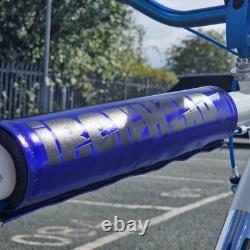 Ironhead Custom 26 Inch Old School BMX Cruiser Bike White / Blue