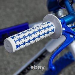 Ironhead Custom 26 Inch Old School BMX Cruiser Bike White / Blue