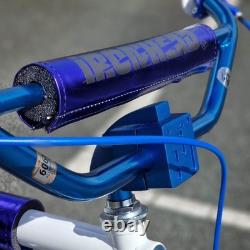 Ironhead Custom 26 Inch Old School BMX Cruiser Bike White / Blue