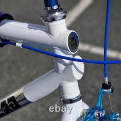 Ironhead Custom 26 Inch Old School BMX Cruiser Bike White / Blue
