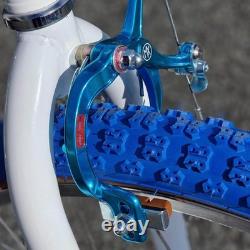 Ironhead Custom 26 Inch Old School BMX Cruiser Bike White / Blue