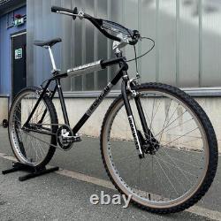 Ironhead Custom 26 Inch Old School BMX Cruiser Custom Bike Black / Silver