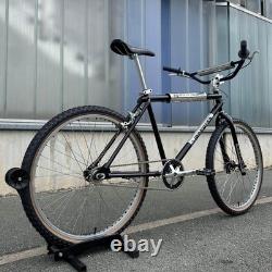Ironhead Custom 26 Inch Old School BMX Cruiser Custom Bike Black / Silver