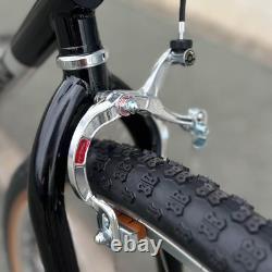 Ironhead Custom 26 Inch Old School BMX Cruiser Custom Bike Black / Silver