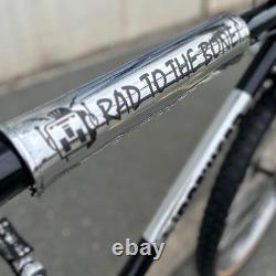 Ironhead Custom 26 Inch Old School BMX Cruiser Custom Bike Black / Silver