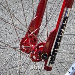 Ironhead Custom 26 Inch Old School Cruiser BMX Bike Candy Red / Gold VDC