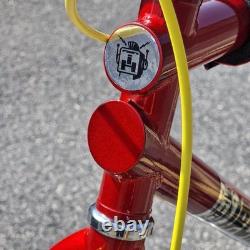 Ironhead Custom 26 Inch Old School Cruiser BMX Bike Candy Red / Gold VDC