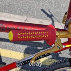 Ironhead Custom 26 Inch Old School Cruiser BMX Bike Candy Red / Gold VDC