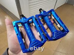 KKT Pedals In Blue 1/2 Old School BMX #2