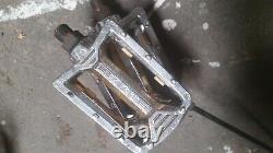 Kkt amx pedals old school bmx foot jaws rat traps lightning #4