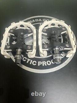 MKS Grafight 2000 old school BMX pedals 1/2 Thread White