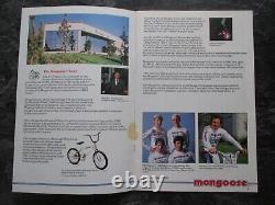 MONGOOSE BMX CATALOG OLD SCHOOL BMX 1985 BROCHURE ORIGINAL 80s VINTAGE BMX MTB