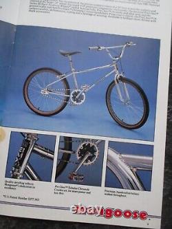 MONGOOSE BMX CATALOG OLD SCHOOL BMX 1985 BROCHURE ORIGINAL 80s VINTAGE BMX MTB