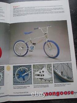 MONGOOSE BMX CATALOG OLD SCHOOL BMX 1985 BROCHURE ORIGINAL 80s VINTAGE BMX MTB