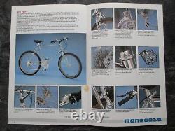 MONGOOSE BMX CATALOG OLD SCHOOL BMX 1985 BROCHURE ORIGINAL 80s VINTAGE BMX MTB