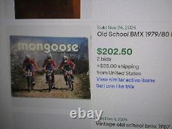 MONGOOSE BMX CATALOG OLD SCHOOL BMX 1985 BROCHURE ORIGINAL 80s VINTAGE BMX MTB