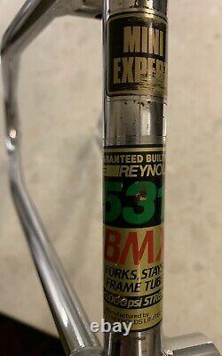 March Racing Mini Expert Vintage BMX Frame 1985. Old School