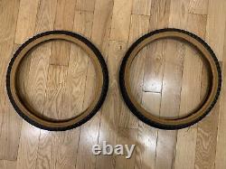 Michelin Naja BMX Tyres Old School BMX Black 20 x 1.75 Tioga Mitsiboshi RARE