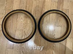 Michelin Naja BMX Tyres Old School BMX Black 20 x 1.75 Tioga Mitsiboshi RARE