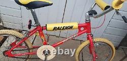 Mini Raleigh Burner BMX 1982 rare early old school 16 wheel kids bmx xmas prezi