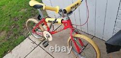 Mini Raleigh Burner BMX 1982 rare early old school 16 wheel kids bmx xmas prezi