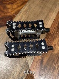 Mks Diamond Back Pedals Old School Bmx Silver Streak Viper Formula 1 Turbo
