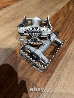 Mks Diamond Back Pedals Old School Bmx Silver Streak Viper Formula 1 Turbo