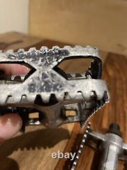 Mks Diamond Back Pedals Old School Bmx Silver Streak Viper Formula 1 Turbo