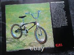 Mongoose Bmx Catalog Old School Bmx Original 1979-80 Bmx Brochure Vintage Bmx