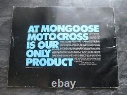 Mongoose Bmx Catalog Old School Bmx Original 1979-80 Bmx Brochure Vintage Bmx