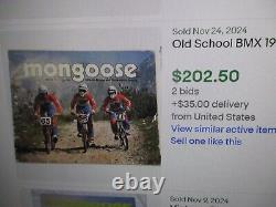 Mongoose Bmx Catalog Old School Bmx Original 1979-80 Bmx Brochure Vintage Bmx