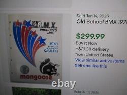 Mongoose Bmx Catalog Old School Bmx Original 1979-80 Bmx Brochure Vintage Bmx